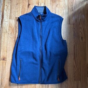 Vineyard Vines Blue Fleece Vest